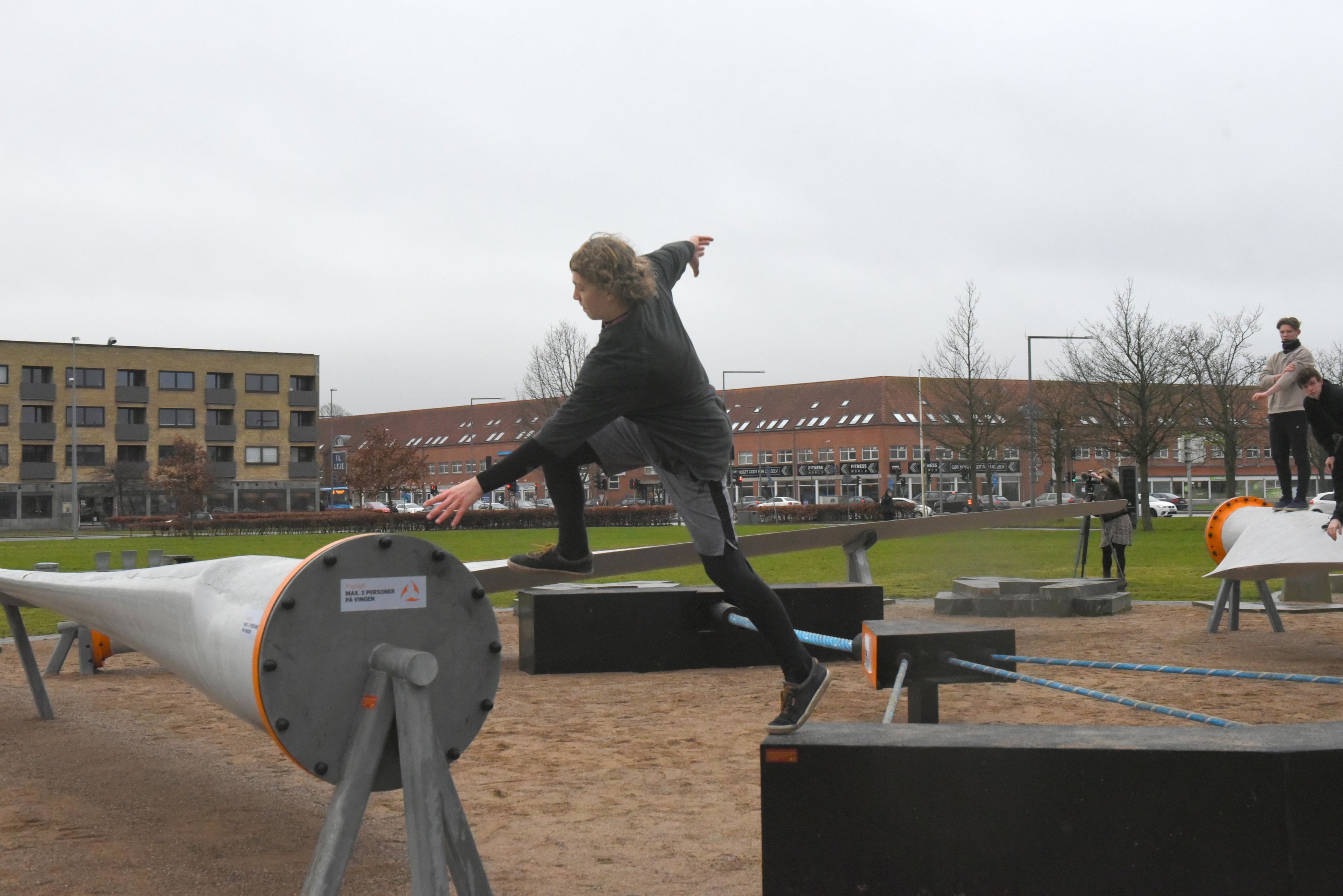 Parkour i Tronholmparken