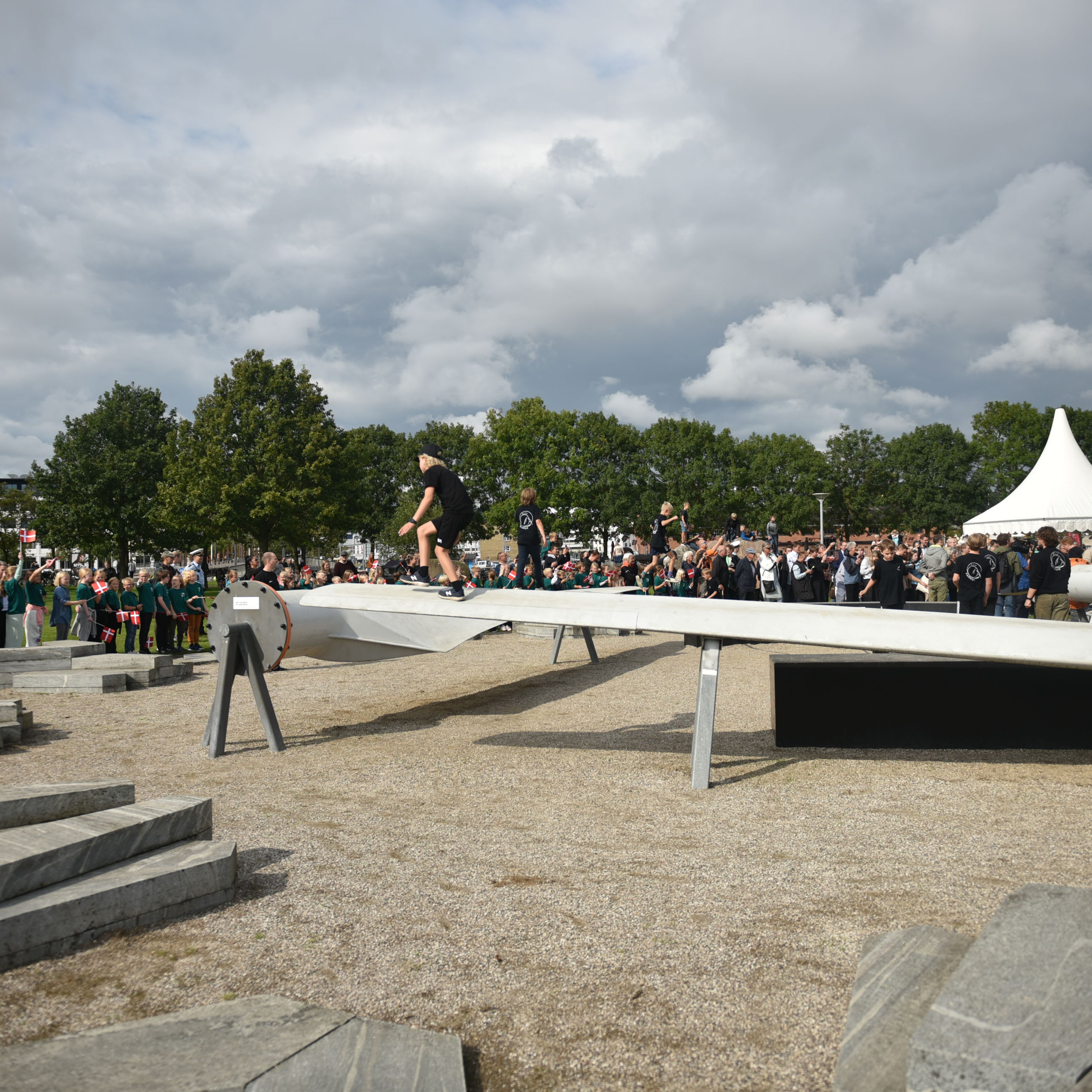 Parkour i Tronholmparken